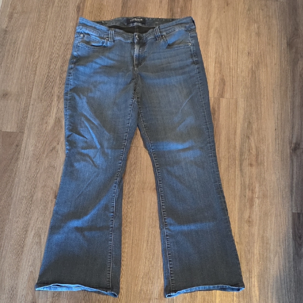 Liverpool Dark Blue Flare Jeans
